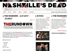 Tablet Screenshot of nashvillesdead.com